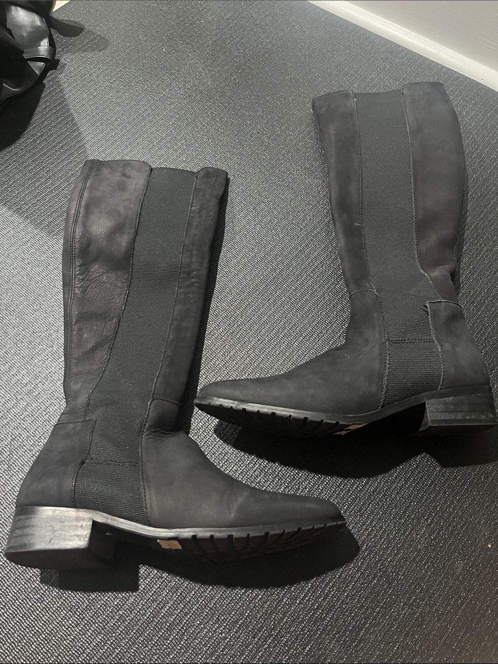 LK Bennett Black leather Riding Boots